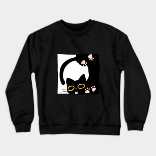 Cat Liquid Crewneck Sweatshirt
